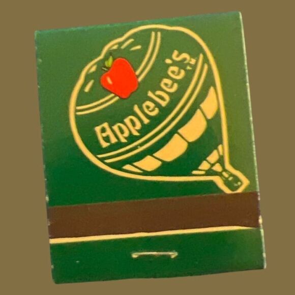 Vintage Applebees Restaurant Hot Air Balloon Matchbook Unstruck - Picture 2 of 3
